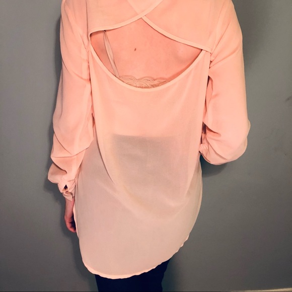 Mink Pink Soft Pink Blouse - Picture 3 of 6